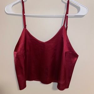 Silk tank top